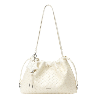 欧时纳海星流浪包2026新款女通勤腋下云朵包水桶大容量编织托特包