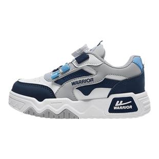 回力儿童滑板鞋2026冬季新款男童低帮小白鞋学生轻便软底运动鞋子