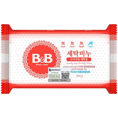 韩国进口保宁婴儿洗衣皂200g洋槐