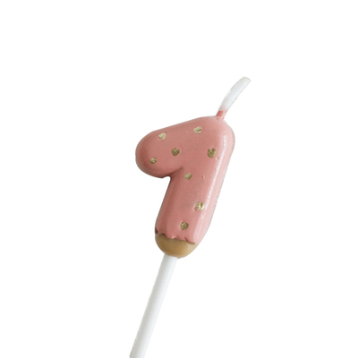 可爱草莓饼干蛋糕装饰数字蜡烛