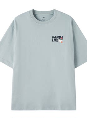 Adidas阿迪达斯男装2026夏季新款M PANDA C HP运动休闲T恤KB4851