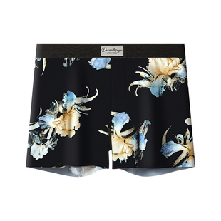 对你的私语冰丝阿罗裤男夏季宽松居家裤透气平角大码内裤男款无痕