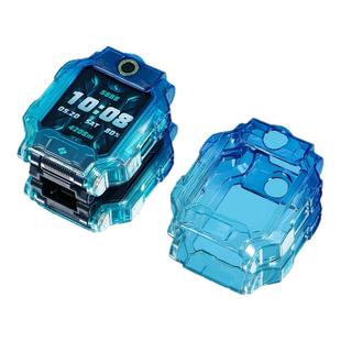 适用小天才儿童电话手表Z10渐变色Z11保护壳Z9/Z8表带Z7A/Z6A/Z6Pro硅胶腕带表套全包防摔配件腕带Q1A/D2/U3