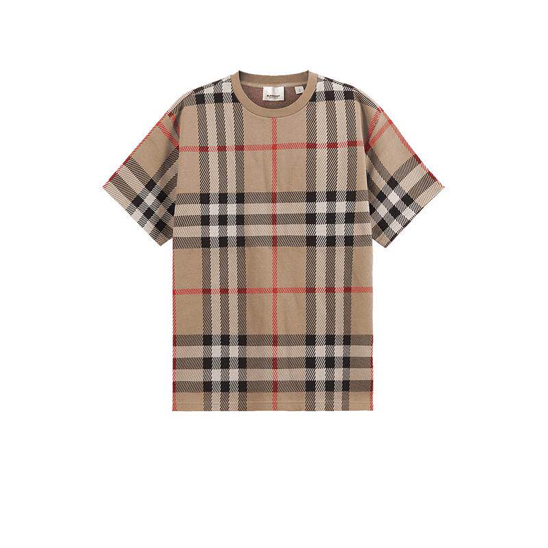 【自营】BURBERRY/博柏利博柏利男款宽松版短袖针织T恤 8072665