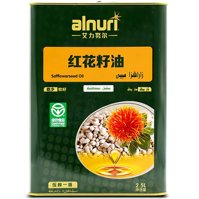 新疆艾力努尔红花籽油2.5L