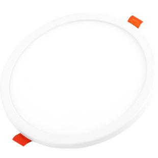 led超薄筒灯方形面板灯圆形嵌入式6寸12w开孔10cm13 15 17 20公分