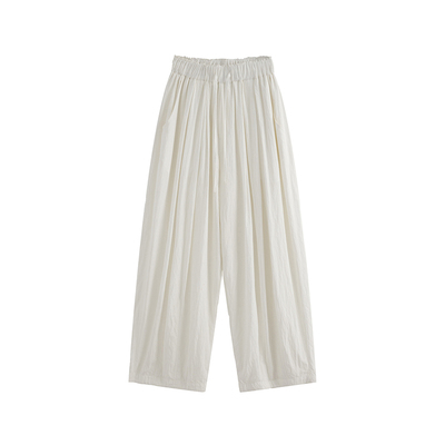 MOERSHOP 大淇私藏 私服老爹休闲凉凉裤慵懒垂感抽绳休闲阔腿裤女