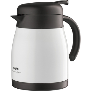 日本mojito保温壶家用小型大容量便携不锈钢咖啡壶暖水瓶热水壶