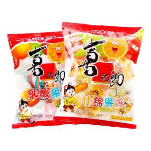 喜之郎什锦果冻360g袋装果汁味乳酸果冻混合味儿童零食礼包整箱
