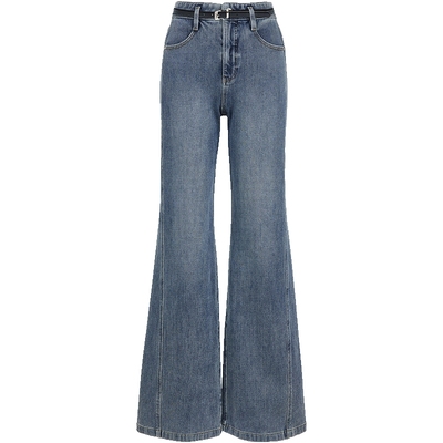 ONLY高腰显瘦长裤喇叭裤牛仔裤