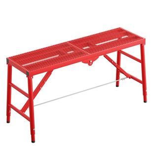 折叠升降马凳加厚特厚移动脚手架装修马登铁凳子梯凳两用厂家直销