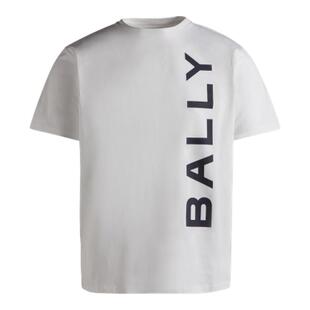 【尊享折扣】BALLY巴利白色棉质印花男士T恤6306479