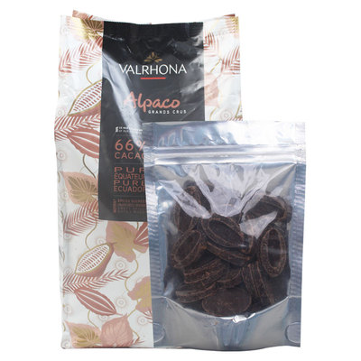法芙娜66%阿帕可黑巧克力豆100g
