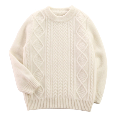 秋冬男女保暖舒适儿童纯山羊绒衫