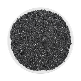黑刚玉沙喷砂除锈黑色金刚砂耐磨地坪材料防滑耐磨喷沙刚玉砂磨料