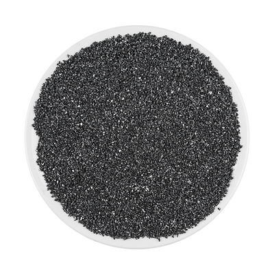 黑刚玉一级喷砂除锈黑色耐磨地坪