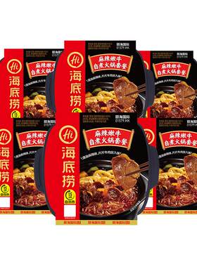 海底捞速食辣味豪华自热火锅