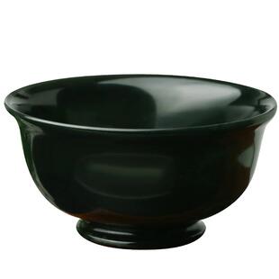 念玉新疆和田玉茶碗大碗天然黑青玉茶杯细料超薄夜光杯酒杯带证书