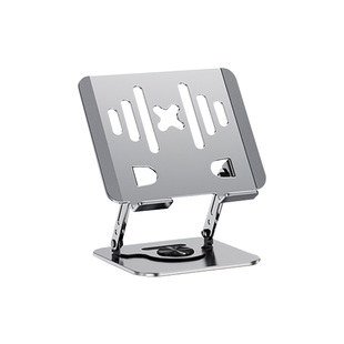 【碳素钢】笔记本电脑支架电脑支撑架悬空电脑增高架子游戏本散热底座360度可旋转架托macbook立式升降放置台