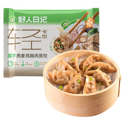 野人日记魔芋蒸饺10袋