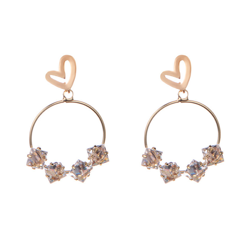 2023年新款潮少女心粉色大珍珠耳环气质名媛风韩版百搭清凉耳饰女