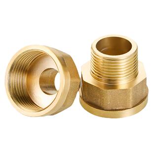 4分转6分接头全铜内丝转外丝一寸变直接燃气专用变径接头水管配件