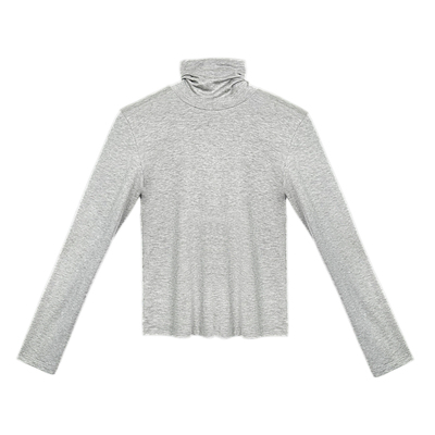 weave花灰/白色天丝羊毛打底