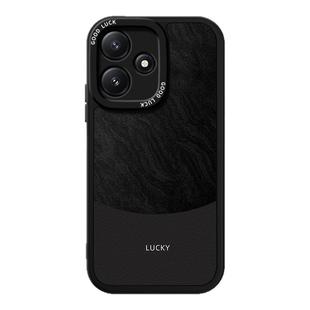 适用红米Note12TPro手机壳RedmiNote12R/12Rpro小米新款redmi小羊皮硅胶熊猫简约撞色套全包12t防摔pro软外壳