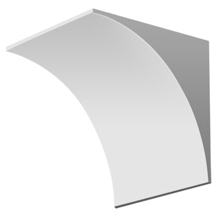 圆弧拱门石膏角垭口圆形门拱弧形梁托法式线条阳台拱形门造型装饰