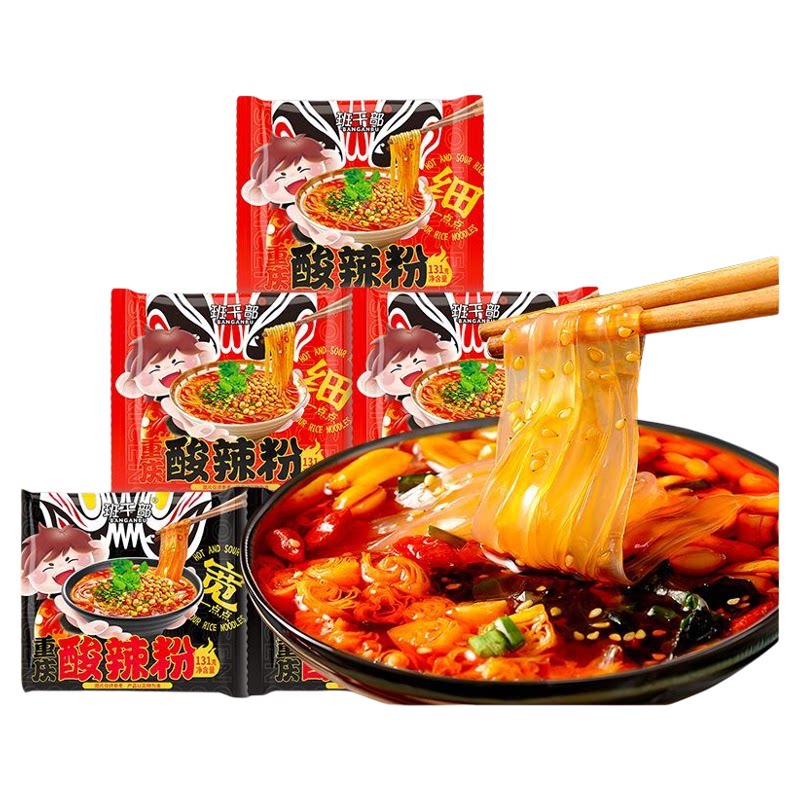 酸辣粉袋装正宗重庆风味冲泡即食