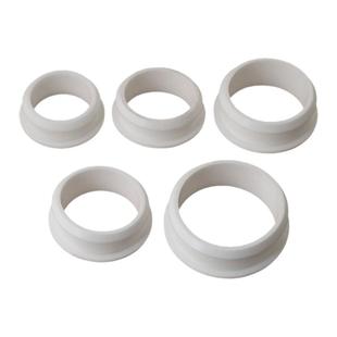 硅胶护线套白色过线圈弹性密封圈工字型软件护套30mm橡胶通孔胶塞