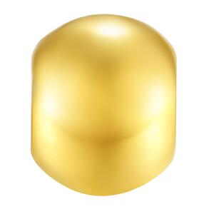 周福生黄金转运珠戒指女男情侣编织999足金红绳小金豆小金珠对戒