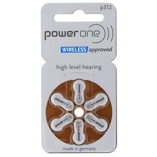 德国进口powerone助听器电池P10/P312/P13/P675峰力瑞声达