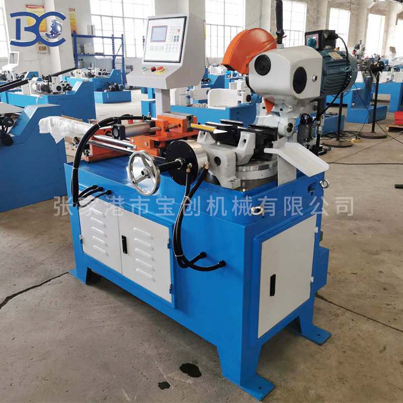 325cnc气动切管机自动送料切管机去毛刺机 数控不锈钢圆锯切管机