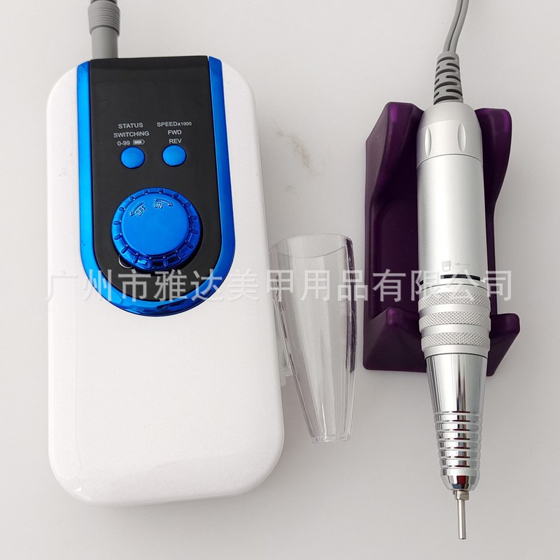 新品BQ520美甲打磨机便携无线电动器充电美甲机修抛光甲甲卸甲磨