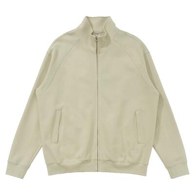 简约休闲麦穗肌理针织卫衣外套男