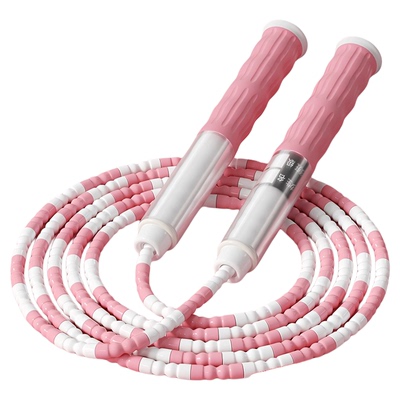 竹节儿童跳绳小学生幼儿园初学中考专用考试宝宝跳绳子竞速不打结