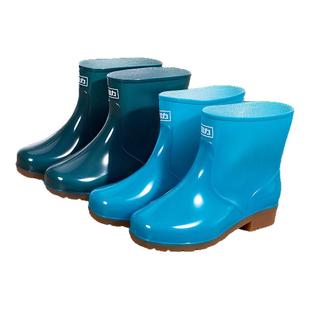 回力雨鞋女款中高筒雨靴2025新款防水鞋止滑工作低筒胶鞋钓鱼赶海