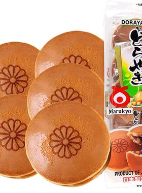直营日本进口丸京铜锣烧栗子夹心