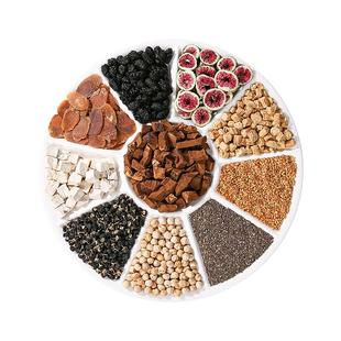 黄体酮养雌茶亚麻籽无花果桑葚黑枸杞茶雌激素补充降雄养雌养生茶