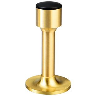 睿高纯铜门顶防撞免打孔挡门阻玻璃门入户大门后黄铜门挡神器加长