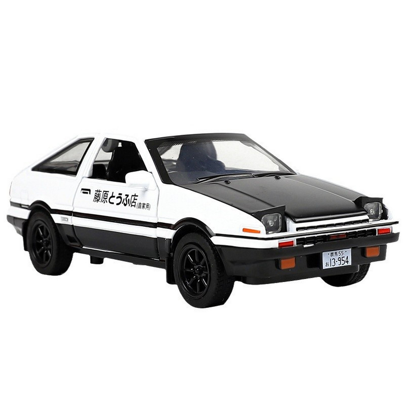 仿真AE86合金汽车模型藤原豆合金车/玩具仿真车/
