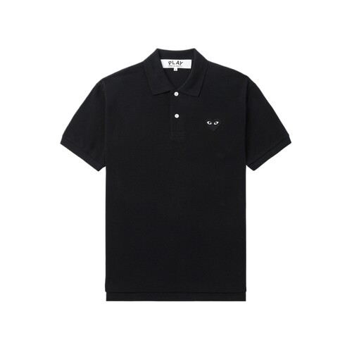 IT CDG PLAY COMME des GARCONS川久保玲情侣款纯色短袖polo衫