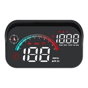 车载GPS抬头显示器HUD汽车速水温OBD多功能语音测速电子狗投影仪