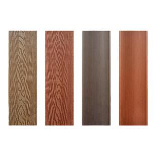 庭院塑木地板户外花园露台景区二代共挤防腐木塑板实心花园室外