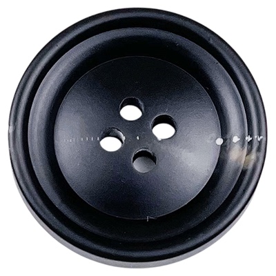 树脂风衣纽扣圆形四眼花纹扣子