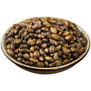 蓖麻子 蓖麻籽中药材新鲜干货500g包邮大粒 蓖麻籽种子 红大麻子