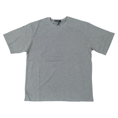 花灰塌肩宽松240克棉质男T恤