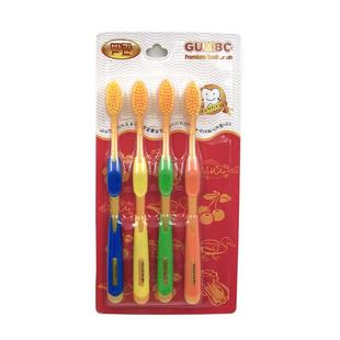 包邮正品韩国式样竹碳纳米树脂双层细毛牙刷成人软毛家庭装12支装