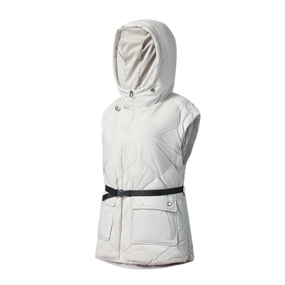 FILA斐乐官方女羽绒马甲鹅绒服